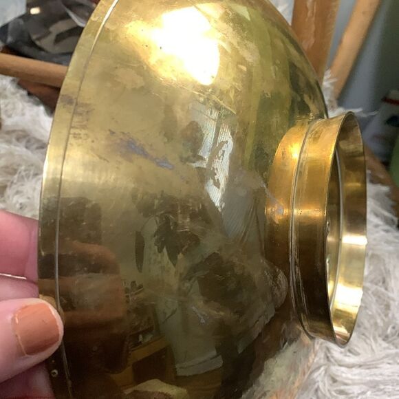 Vintage Kingfisher Enamel & Brass Bird Dish Decor Made In India - Picture 12 of 17